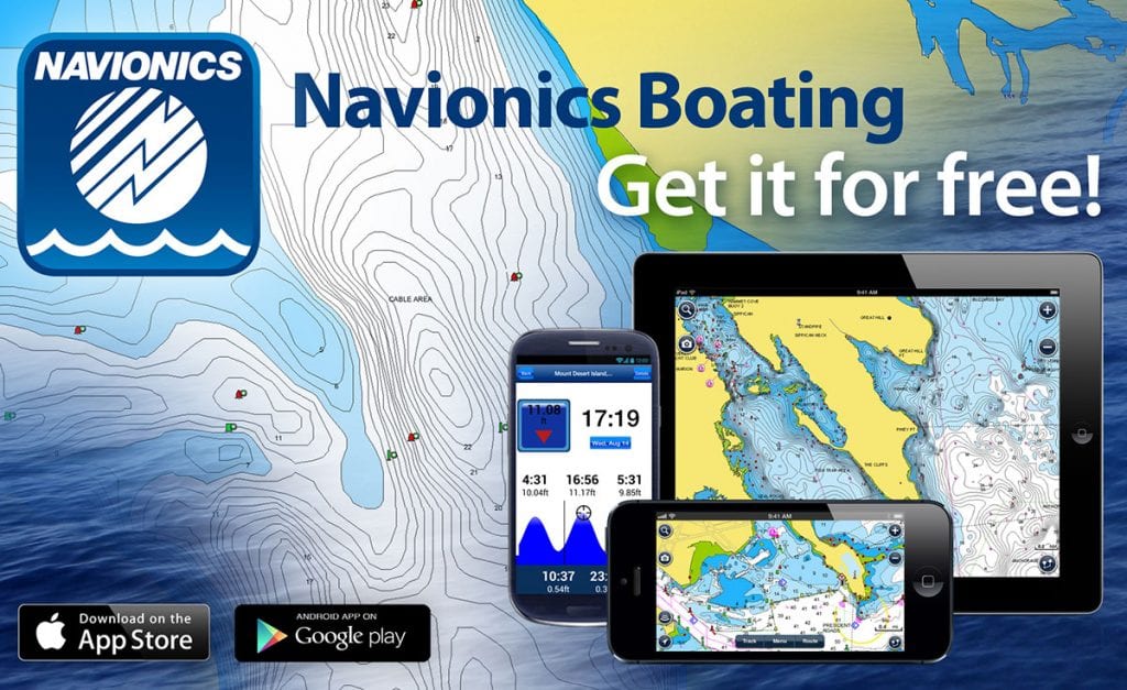 Navionics chartplotter app crew apps
