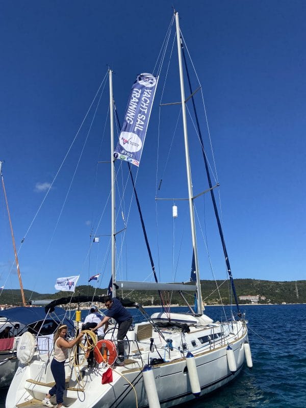 Learning to sail in Croatia