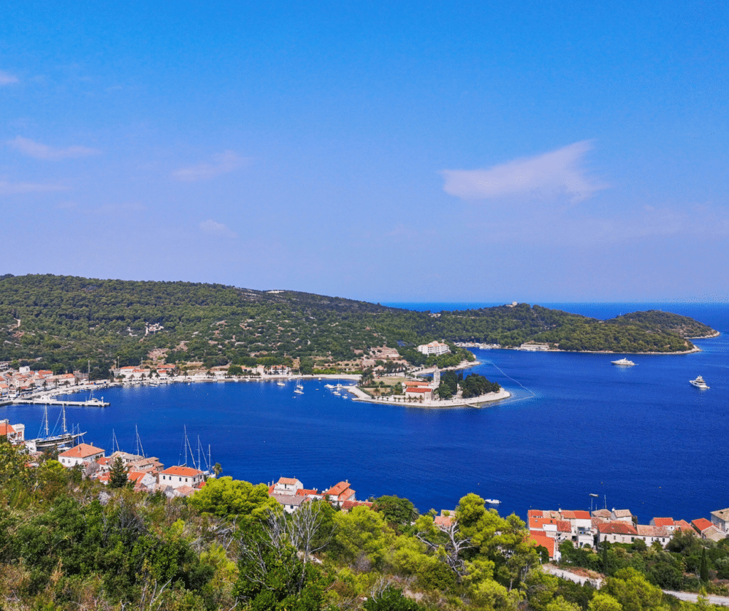 Vis Town Harbor View