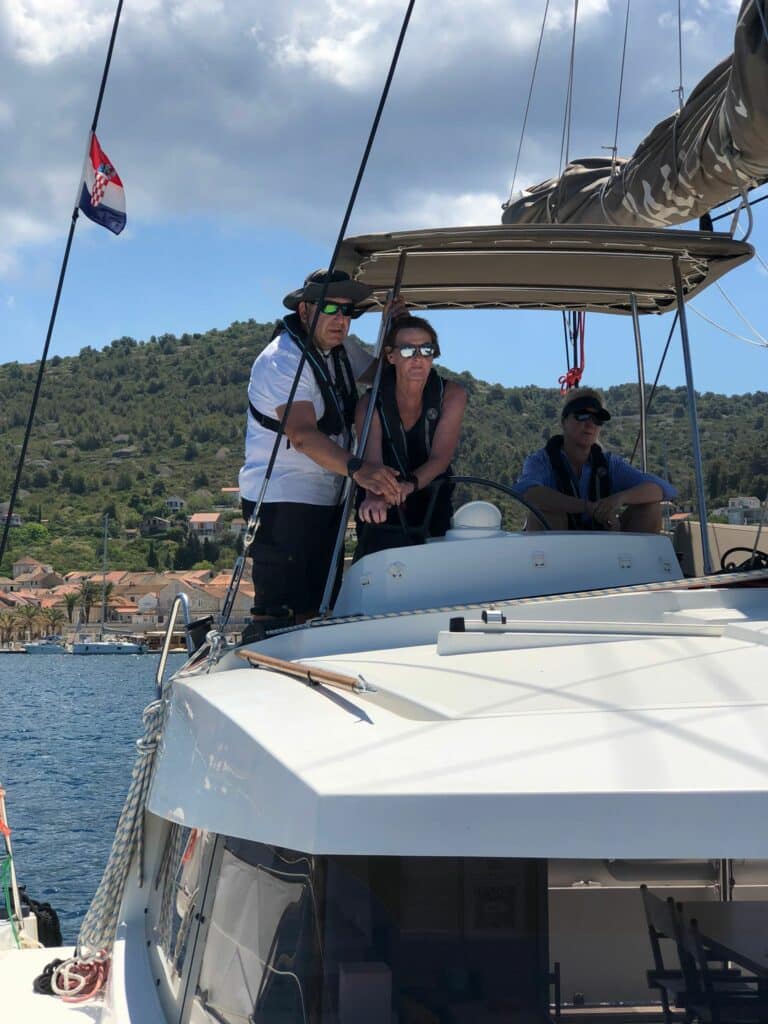 Yacht Sailing training catamaran holidays in Croatia